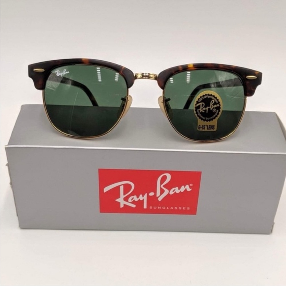 Ray-Ban Tortoise and Gold Sunglasses